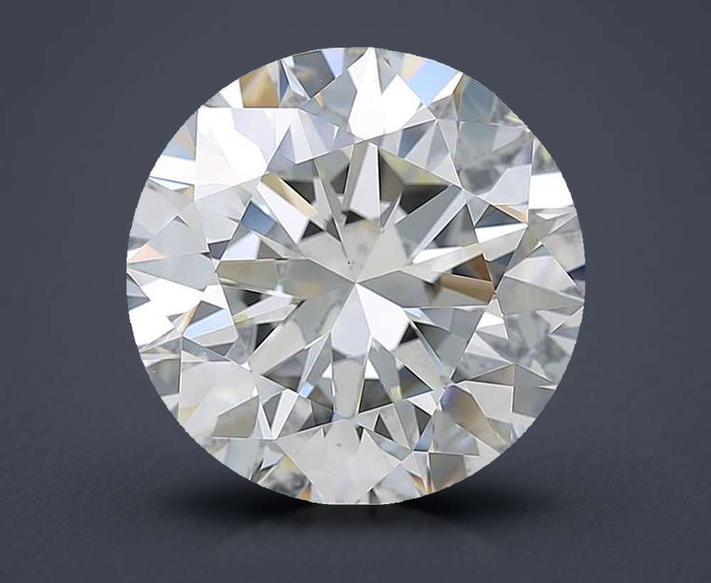 9.01ct J VS1 Rare Carat Ideal Cut Round Diamond