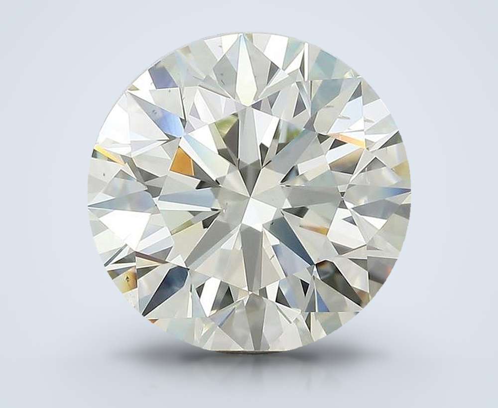 2.62ct J VS2 Rare Carat Ideal Cut Round Diamond