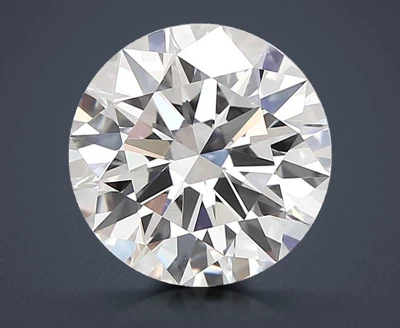 3.26ct E VS1 Rare Carat Ideal Cut Round Lab Grown Diamond