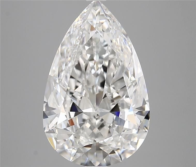 5.06ct E IF Very Good Cut Pear Diamond