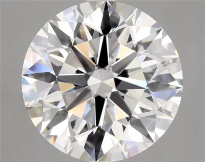 5.03ct F VVS1 Rare Carat Ideal Cut Round Diamond