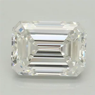2.30ct F VVS2 Rare Carat Ideal Cut Emerald Lab Grown Diamond