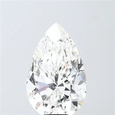 12.04ct F VVS2 Rare Carat Ideal Cut Pear Lab Grown Diamond