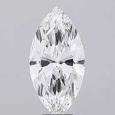 6.04ct F VS1 Rare Carat Ideal Cut Marquise Lab Grown Diamond
