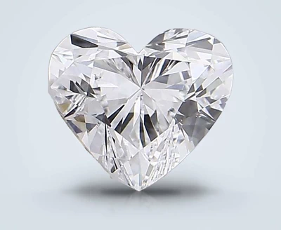 1.01ct D VVS2 Rare Carat Ideal Cut Heart Lab Grown Diamond