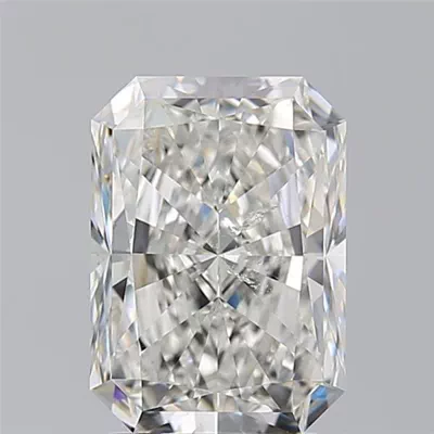 3.02ct G SI2 Rare Carat Ideal Cut Radiant Diamond