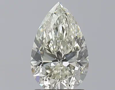 1.51ct K SI2 Rare Carat Ideal Cut Pear Diamond