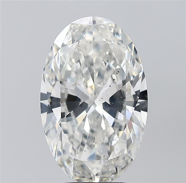 3.51ct I SI2 Rare Carat Ideal Cut Oval Diamond
