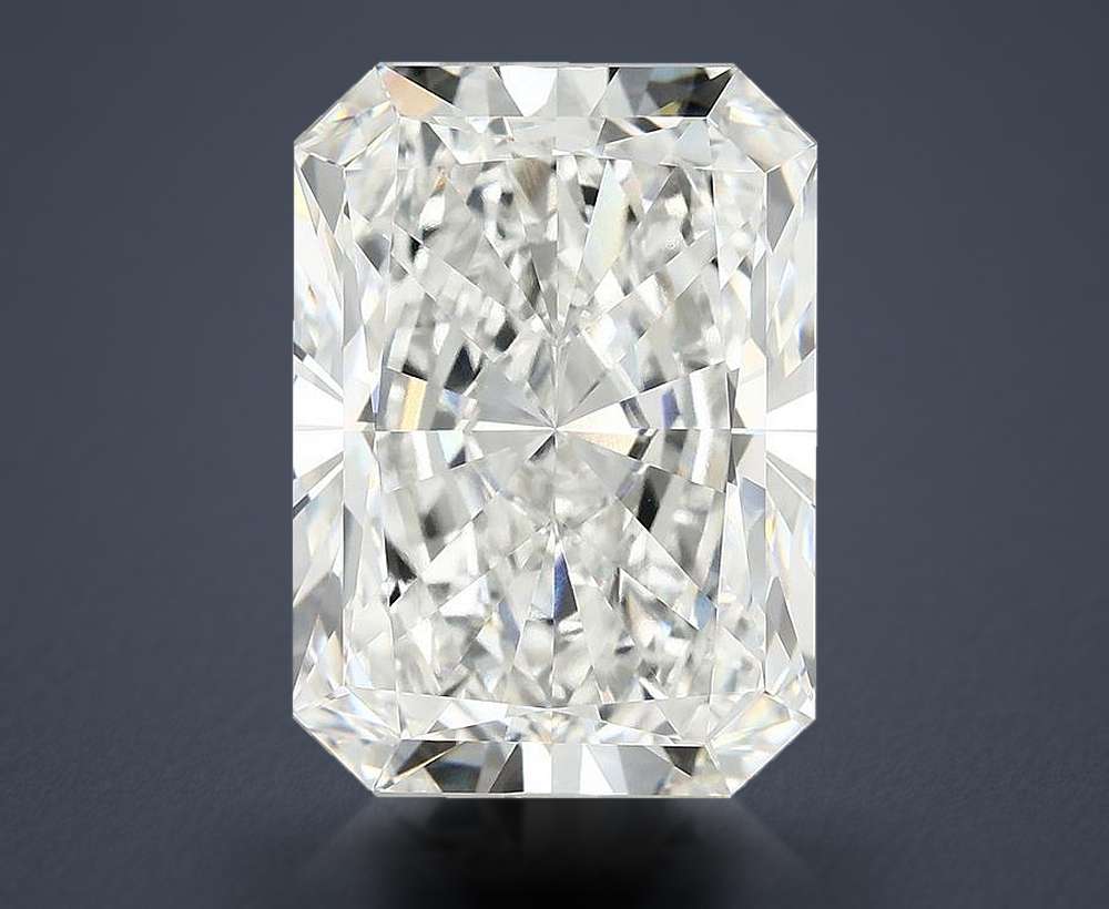10.62ct F VVS2 Rare Carat Ideal Cut Radiant Lab Grown Diamond