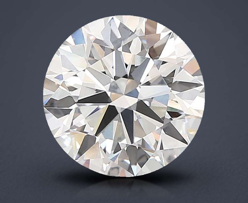5.01ct F VS1 Rare Carat Ideal Cut Round Lab Grown Diamond