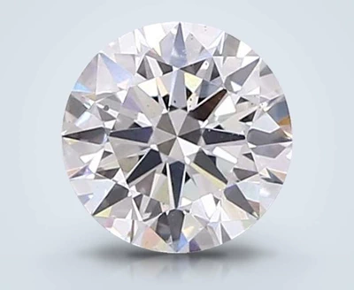 1.28ct F VS2 Rare Carat Ideal Cut Round Lab Grown Diamond