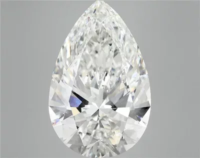 11.60ct F VVS2 Rare Carat Ideal Cut Pear Lab Grown Diamond