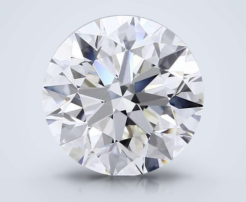 5.02ct J VS1 Excellent Cut Round Diamond