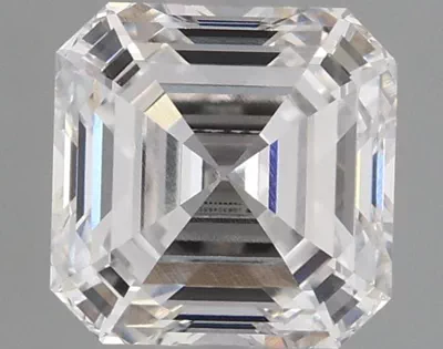 2.11ct F VVS2 Rare Carat Ideal Cut Asscher Lab Grown Diamond
