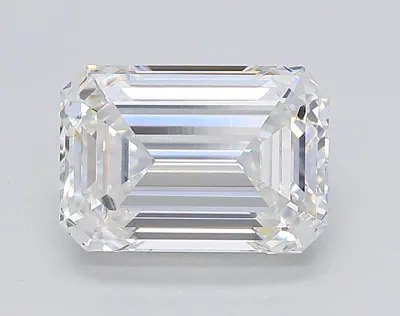 1.54ct F VVS2 Excellent Cut Emerald Lab Grown Diamond