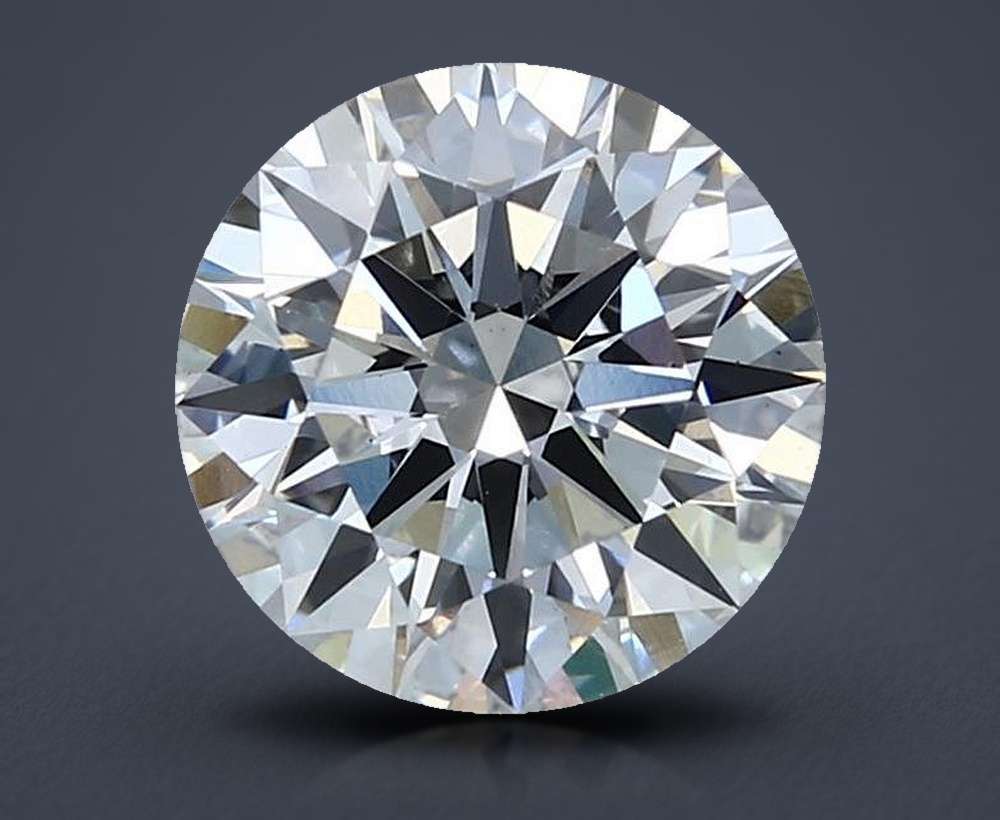 2.51ct E VS2 Rare Carat Ideal Cut Round Lab Grown Diamond