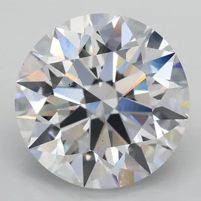 3.55ct E VS2 Excellent Cut Round Lab Grown Diamond