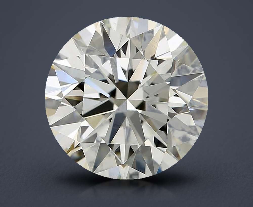 2.66ct J VS1 Rare Carat Ideal Cut Round Diamond