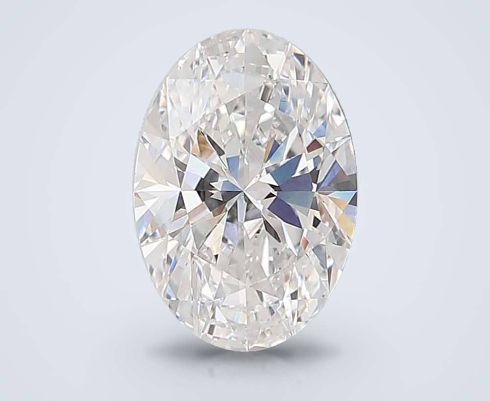 4.04ct E VS1 Rare Carat Ideal Cut Oval Lab Grown Diamond