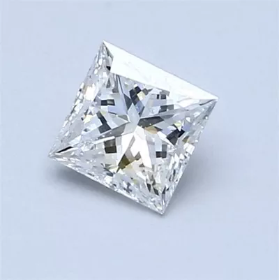 0.71ct F SI1 Rare Carat Ideal Cut Princess Diamond