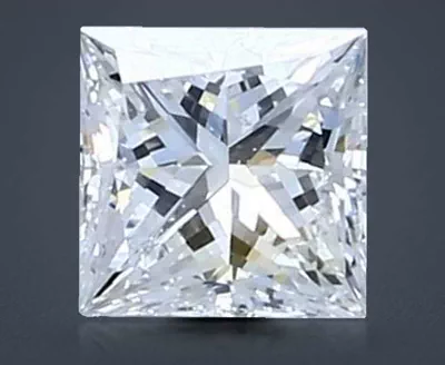 0.71ct F SI1 Rare Carat Ideal Cut Princess Diamond