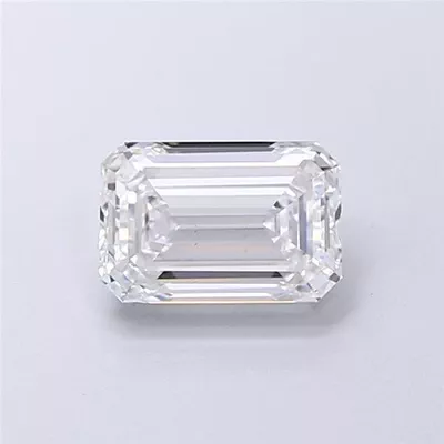 1.32ct D VS1 Excellent Cut Emerald Lab Grown Diamond