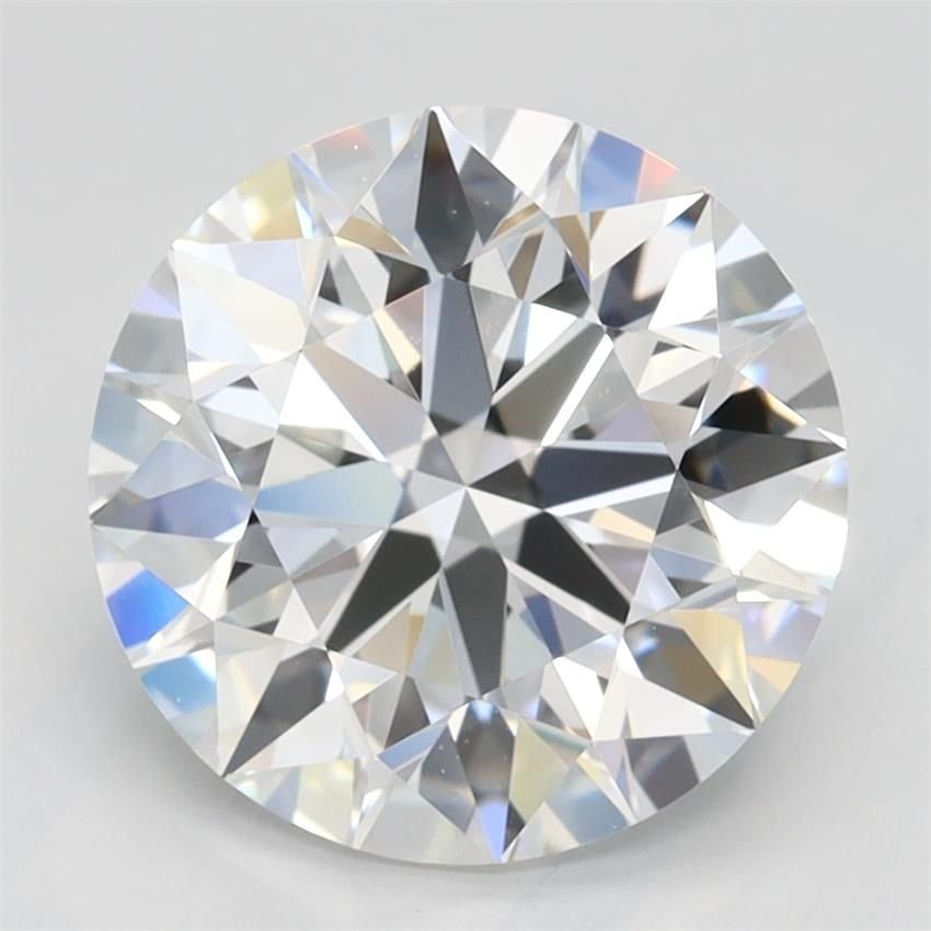 2.77ct D VVS1 Rare Carat Ideal Cut Round Lab Grown Diamond