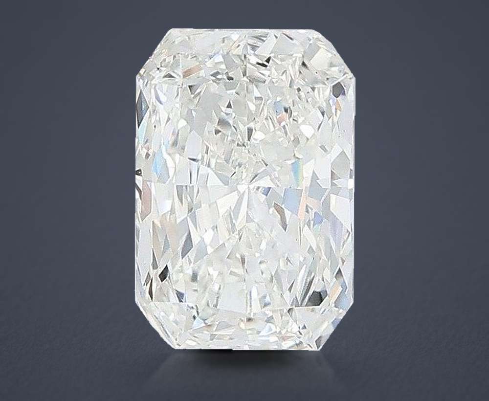 1.56ct F VS1 Rare Carat Ideal Cut Radiant Lab Grown Diamond