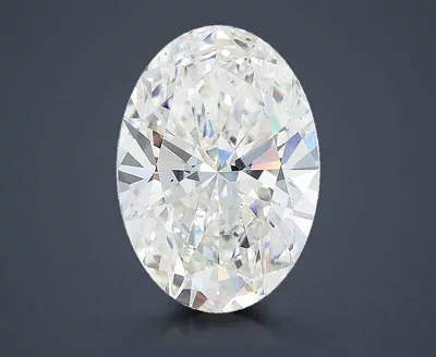 4.09ct F VS1 Rare Carat Ideal Cut Oval Lab Grown Diamond