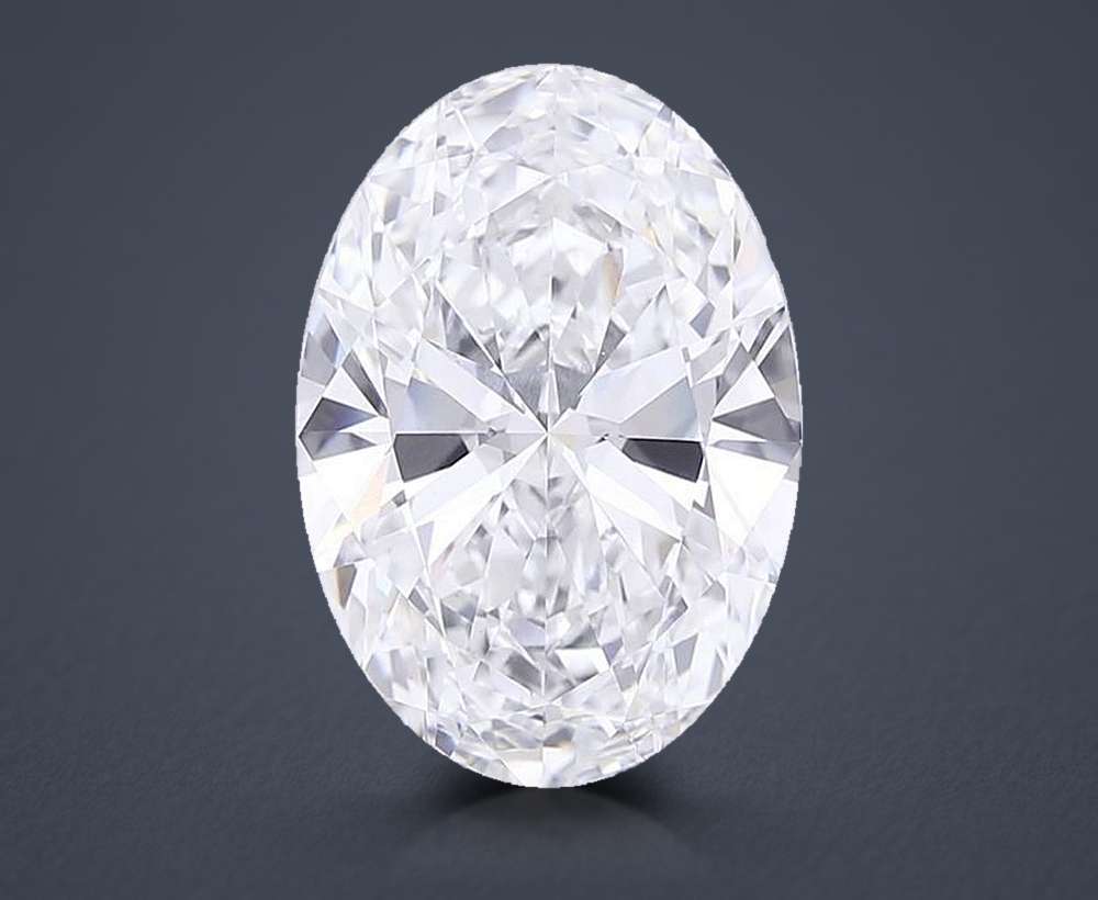 15.08ct F VVS2 Rare Carat Ideal Cut Oval Lab Grown Diamond
