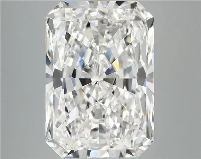 10.54ct F VVS2 Rare Carat Ideal Cut Radiant Lab Grown Diamond
