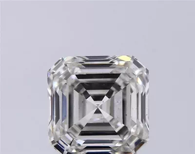 3.03ct H VS2 Rare Carat Ideal Cut Asscher Lab Grown Diamond