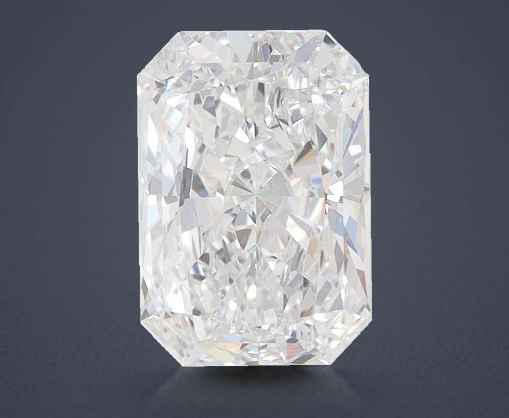 2.01ct D VVS1 Rare Carat Ideal Cut Radiant Lab Grown Diamond