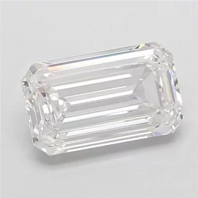 6.02ct E VVS2 Rare Carat Ideal Cut Emerald Lab Grown Diamond