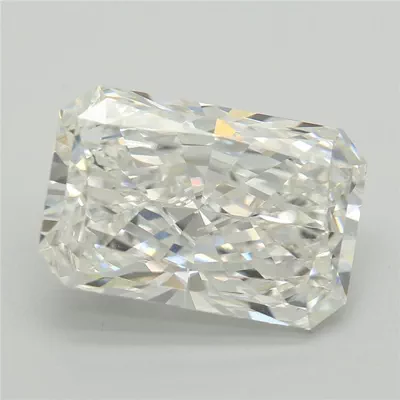 4.76ct F VVS2 Rare Carat Ideal Cut Radiant Lab Grown Diamond