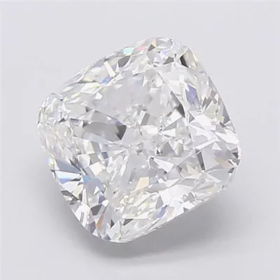 3.06ct E VVS2 Rare Carat Ideal Cut Cushion Lab Grown Diamond