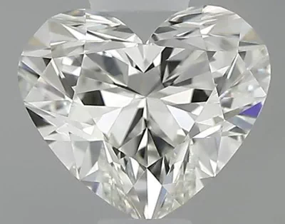 0.52ct K VVS1 Rare Carat Ideal Cut Heart Diamond