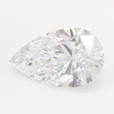 1.58ct E VVS2 Rare Carat Ideal Cut Pear Lab Grown Diamond