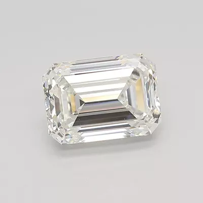 1.14ct D VS2 Excellent Cut Emerald Lab Grown Diamond