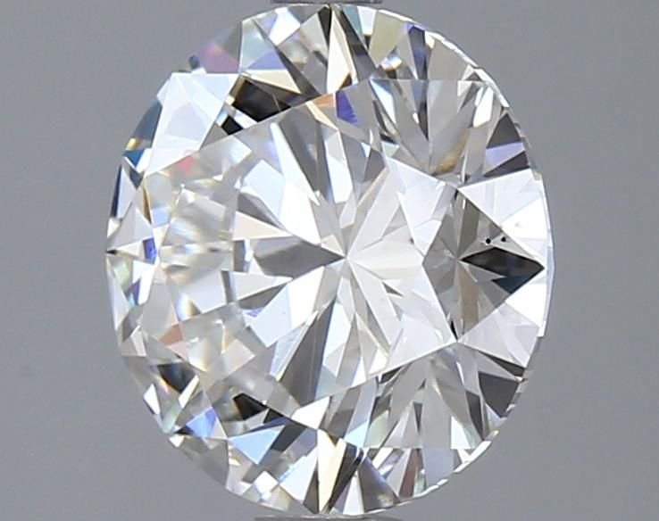 3.07ct F SI1 Rare Carat Ideal Cut Round Lab Grown Diamond