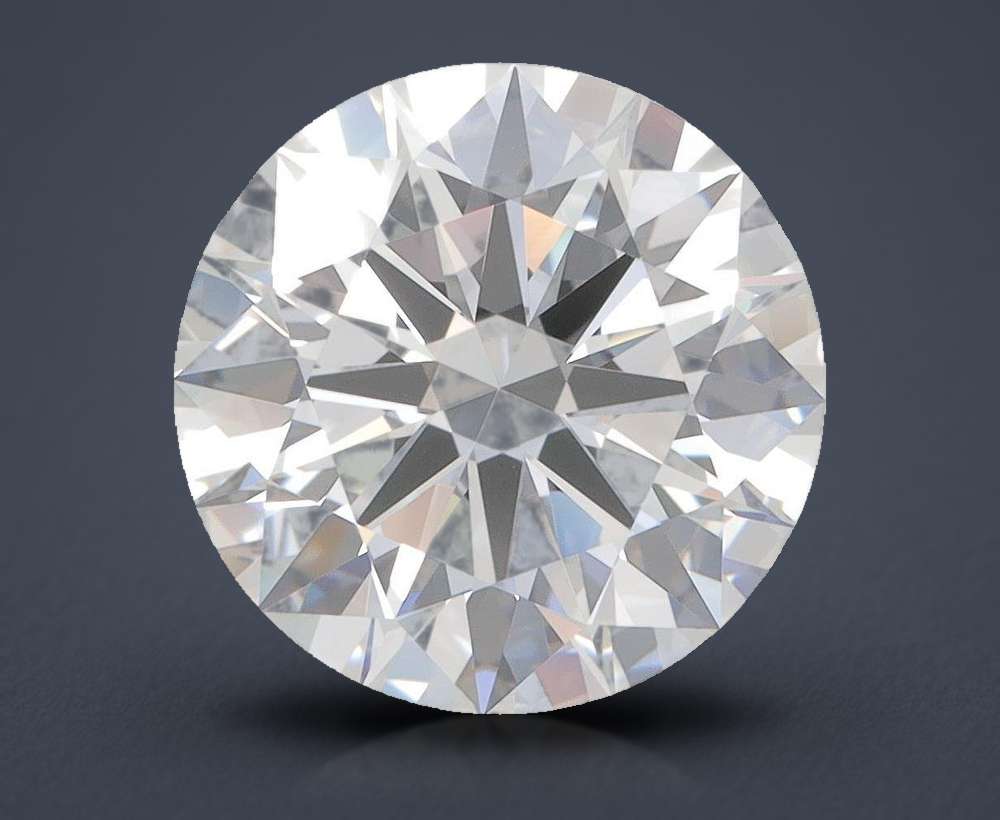 4.33ct F VVS1 Rare Carat Ideal Cut Round Lab Grown Diamond