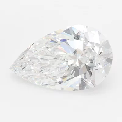 1.22ct D VVS1 Rare Carat Ideal Cut Pear Lab Grown Diamond