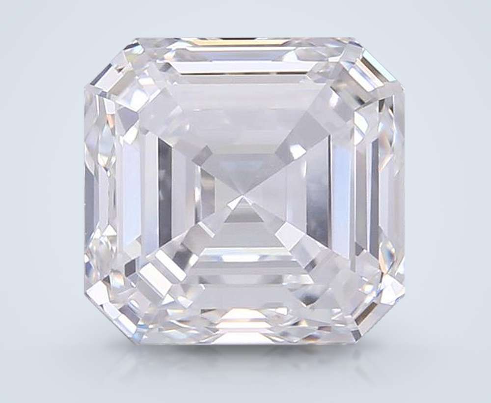 4.01ct D VVS2 Excellent Cut Asscher Lab Grown Diamond