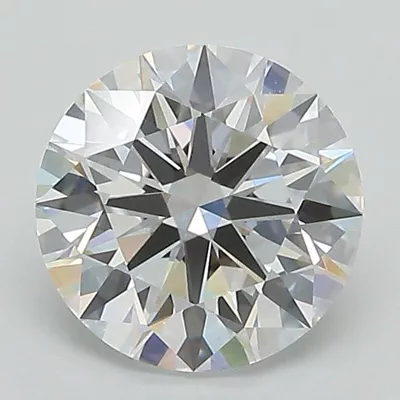 1.57ct D VVS1 Rare Carat Ideal Cut Round Lab Grown Diamond