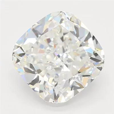 3.03ct F VVS2 Rare Carat Ideal Cut Cushion Lab Grown Diamond