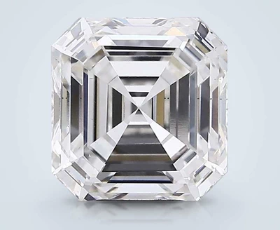 5.50ct F VS2 Rare Carat Ideal Cut Asscher Lab Grown Diamond