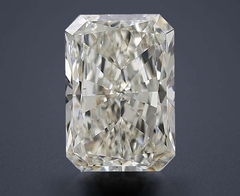 4.50ct K SI1 Rare Carat Ideal Cut Radiant Diamond