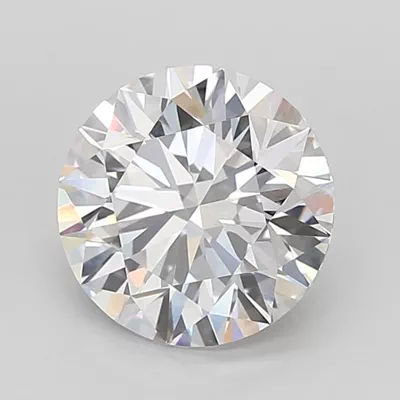 3.01ct E VS2 Rare Carat Ideal Cut Round Lab Grown Diamond
