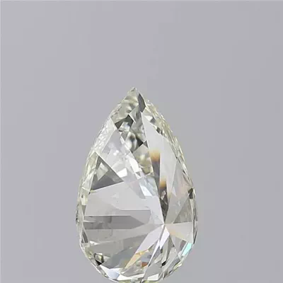 3.01ct J SI1 Very Good Cut Pear Diamond