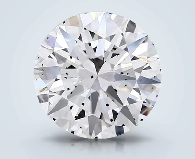 3.43ct E SI2 Excellent Cut Round Lab Grown Diamond